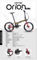 Orion by United Bike 20" Folding Bicycle 22 speed. 