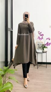 GRISYA TUNIK MUSLIM WANITA CRINKLE l TUNIK GRISYA