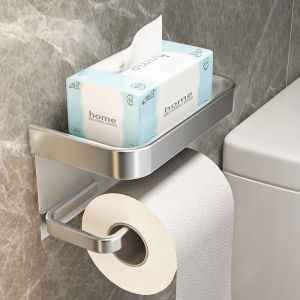 Tissue Box Wall Mounted Paper Roll Holder Paper Dispenser for Hotel Home Bathroom Kitchen Toilet Decorations Bathroom Rack