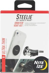 Nite Ize Steelie Vent Kit - Magnetic Cell Phone Holder for Car Vents - Phone Mount - Orbiter