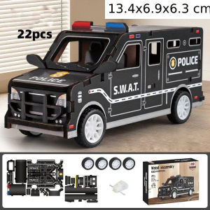 Đồ chơi gỗ lắp ráp 3D xe ô tô mini – Mô hình ô tô phát triển tư duy mới nhất 2025