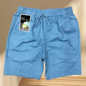 RMY #2201 Mens Urban Shorts Plain Cotton  Comfortable Casual Shorts With Adjustable Waistband