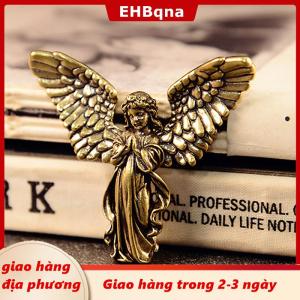 [COD] EHBqna 3PF Ship within 24 hours Đồng cổ điển may mắn người giám hộ thiên thần bức tượng thu nhỏ đồ trang trí máy tính để bàn bức tượng nhỏ đáng yêu trang trí nhà thủ công