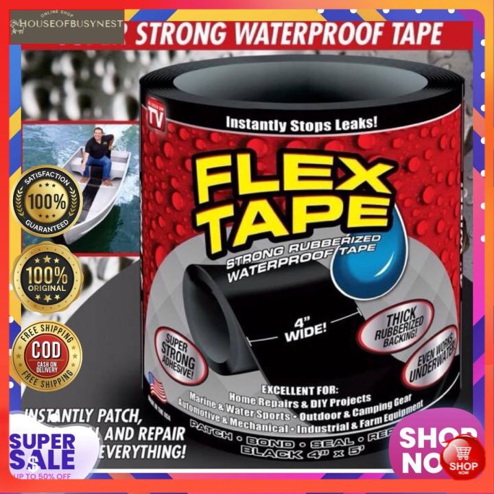 Hb2 Flex Tape -Waterproof Rubberized Tape Super Strong Adhesive