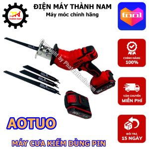 Máy Cưa Kiếm Cầm Tay Dùng Pin 36V AUTUO - Bộ Máy 2 Pin+1 Sạc - Tặng Kèm Bộ 4 Lưỡi Cưa - Bảo Hành 6 Tháng