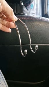 SK Car Seat Hook Hidden Back Seat Headrest Hanger for Shopping Bag/Coat Storage Hanger 2pcs