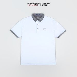 Áo Polo Nam Basic Chất Cotton Lụa Cao Cấp Form Reguler Fit Thoáng Mát Sang Trọng VIỆT PHÁP 24375
