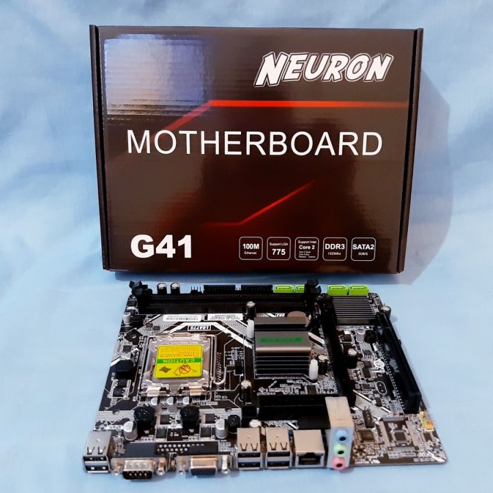 Asrock Mobo G41 Neuron Motherboard G41 Intel LGA 775 DDR3 Lazada