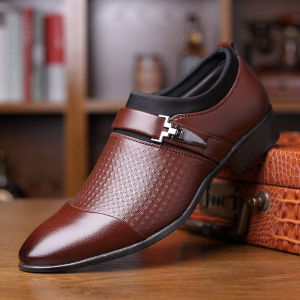 Mens Business Shoes Black/Brown Shoes Formal Leather Shoes For Men