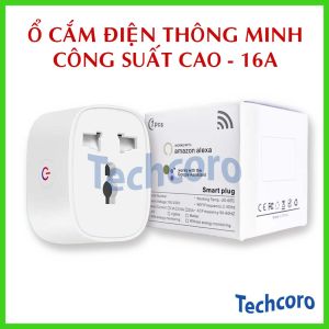 Ổ cắm điện hẹn giờ Ổ sạc xe điện điều khiển từ xa qua Wifi đo điện năng tiêu thụ công suất cao 16A - 3500W