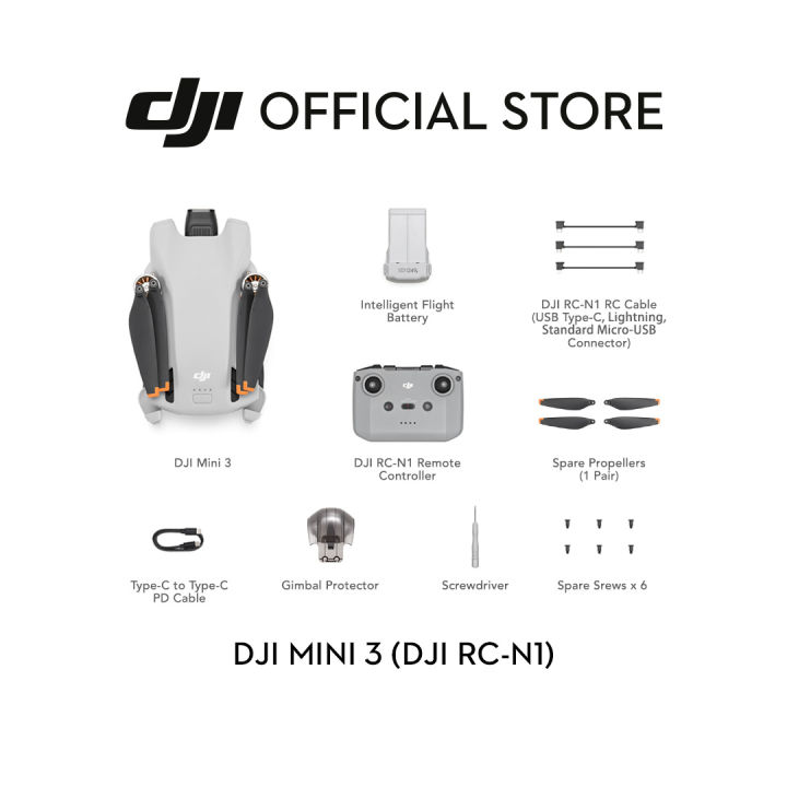 Dji Mini 3 Camera Drone I Under 249 G I 4k Hdr Video I True Vertical Shooting Lazada