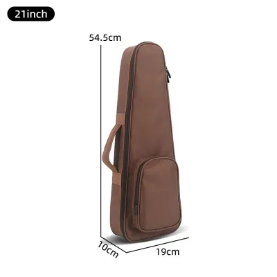 【ChuYouh】Ukulele Bag Case Backpack Handbag for 21 23 26 Inch Brown Portable Soft Case Concert Musical Instruments UkeleleGuitar Accessories Parts XM112