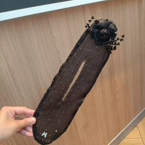 【ทำให้เป็นผู้หญิงสง่างาม】อุปกรณ์มวยผม/การทำความสะอาดและบำรุงรักษา เครื่องประดับผม เครื่องประดับศีรษะ ปลอบโยน วัสดุดีเยี่ยม ทรงผม ส่องแสง กิ๊บติดผมสำหรับผู้หญิง ที่คาดผมดอกไม้ตูม พระคุณ การถอดประกอบ