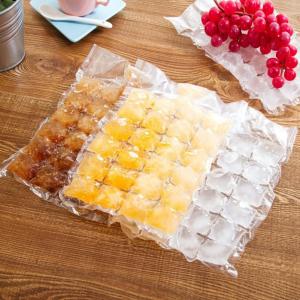 【New Arrival】 Food Grade Silicone Ice Trays 10pcs for Easy Ice Cube Making Juices and Food Freezing Reusable and Safe for Family Use