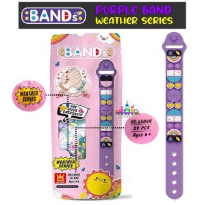 Gelang Blok Kanak-Kanak  Boleh Laras Serasi Toys Kids DIY block bracelet Compatible / DIY Adjustable Bracelet Wristband
