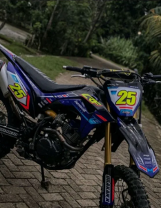Decal/Stiker crf150L/klx bf/DTracker/WR155/Gordon full body(Bisa ganti warna+nama+no)