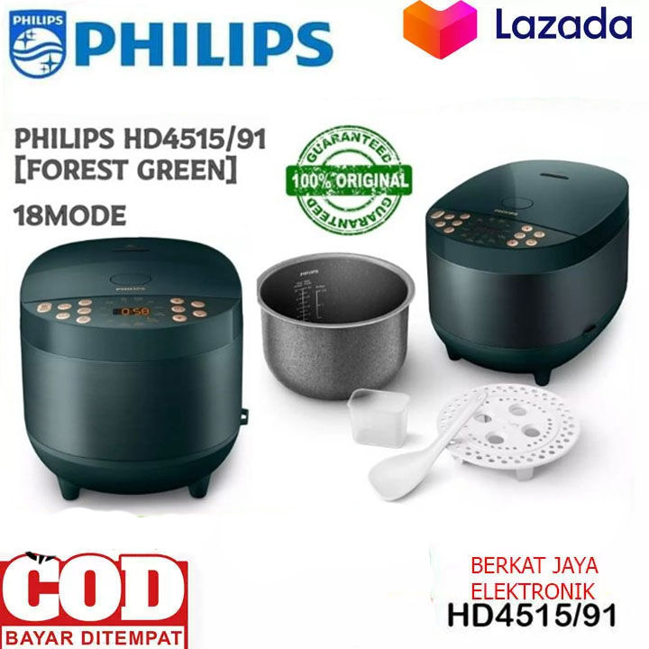 HARGA PROMO PHILIPS DIGITAL RICE COOKER HD HD4515 91 HD 4515