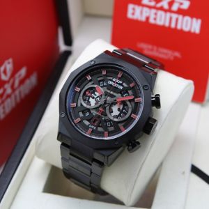 Jam Tangan Pria Expedition EXP 6751 EXP 6837 EXP 6748 EXP 6841 EXP 6834 Original Garansi Resmi 1tahun - Stainless Steel