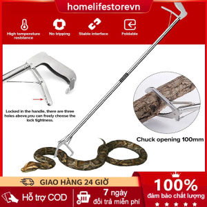 1.2m Tay Cầm Kẹp Rắn Có Thể Gập Lại 1.2m Dụng Cụ Bắt Rắn Bò Sát Kẹp Bắt bò sát ngoài trời HOME