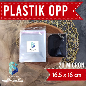 PLASTIK OPP 165 X 16 CM 20 MICRON Per 5 pack