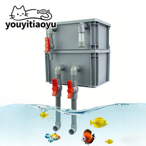 YOUYITIAOYU Aquarium Turnover Filter Box Fish Tank Pond Drip Box Ecological Oxygenation Filter System