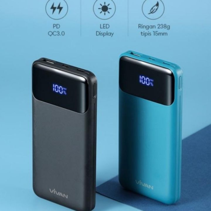 Power bank 10000 mAh 20W VPBX10 VIVAN Lazada Indonesia