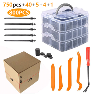 750 Cái/hộp Xe Khóa 16 Các Loại Của Ô Tô Nói Chung Bumper Ốc Vít Mở Rộng Vít Khóa Công Cụ Sửa Chữa Cho Hầu Hết Các Mô Hình
