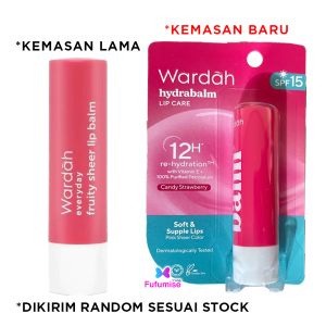 WARDAH Everyday Fruity Sheer Lip Balm & Moisture Lip Nutrition | Pelembab Bibir | Anti Bibir Kering