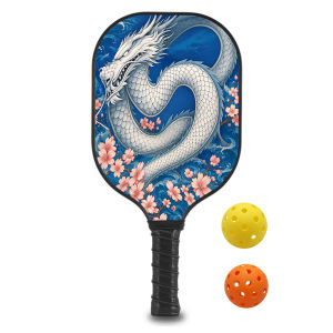 Lightweight Pickleball Paddle with Comfort Grip and Durable Fiberglass surface for Indoor/Outdoor sport racks ID 60625-165445143