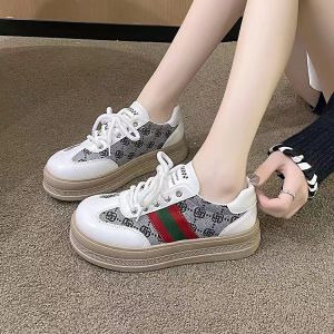 Sepatu Sneakers Kulit Wanita Import W9982 Sepatu Wanita Kulit Sneaker Import Kulit Kasual Wanita Kekinian (+Box) Import