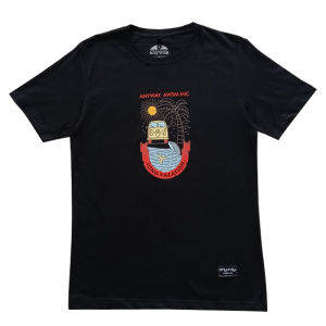 Anyway Kaos Pendek "Long Vacation" Black 683