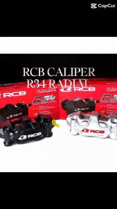 NEW! RCB R34 4 POT RADIAL CALIPER UNIVERSAL (NO BRACKET) 100MM