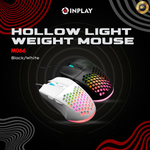 CREATIVESTUDIO INPLAY M066 COLORFUL LED LIGHT MOUSE Gaming Mouse Suitable for Desktop & Laptop