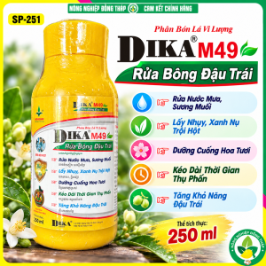 Rửa Bông Xoài DIKA M49 (Chai 250ml)