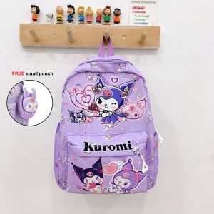 Kids Cartoon School Bag Primary student backpack Lightweight Big capacity kuromi bags my melody Children backpacks TT53