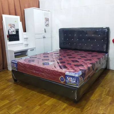 Set Kasur Royal Grand Exlusive + Divan Full Kancing Bonus Bantal