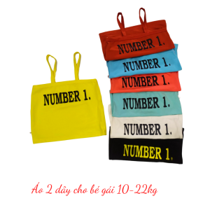 [Hoàn tiền 6%] Sét 5 áo 2 dây siêu xinh cho bé gái 7-20kg chất cotton co giãn 4 chiều mềm mại thoáng mát xinh yêu cho bé gái