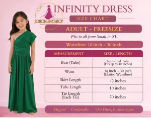 Moss Green Infinity Dress with Tube for Casual Events