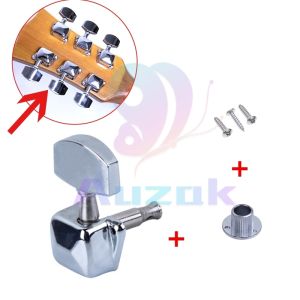 AUK Guitar String Tuning Pegs Metal Guitar String Button Guitar Knob
