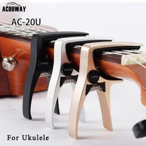 Acouway Ukulele capo Guitar capo clamp Zinc alloy material same design material 3 colors options for ukulele capo/6 colors options for Guitar capo