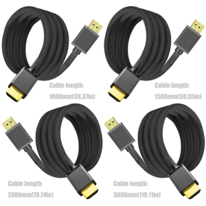 Highly speed HDMI2.0 Cable 18Gbps Bandwidth 4K60Hz/2K144Hz Resolution Compatible for Gaming Devices Streaming Media