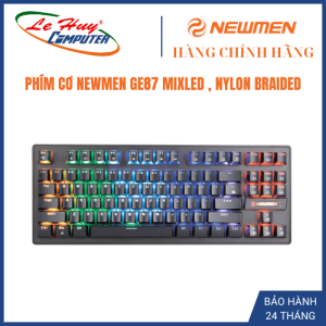 Phím Cơ Newmen Ge87 Mixled Nylon Braided - Hàng chính hãng