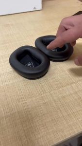 แผ่นรองหูฟังหนังแท้ 100% สำหรับ Turtle Beach Stealth 500 500P 600 Gen 2/600 Gen 2 MAX หูฟังทดแทน