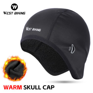 WEST BIKING Bike Hats Winter Outdoor Sports Cycling Running Caps Men Women Windproof Warm MTB Bicycle Motorcycle Caps