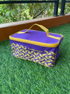 tas bekal Coolteen tinggi Tupperware (zipper bunga es) // Tas kosmetik