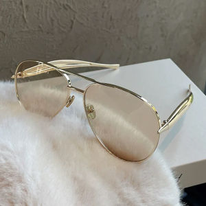 Luxury Brand Y2k Vintage Metal Pilot Sunglasses Women for Men Sun Glasses Punk Popular Outdoor Driving Designer Shades UV400 h260606
