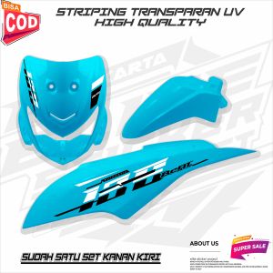 STRIPING VARIASI TRANSPARAN BEAT POP 2015 MOTIF MALAY STICKER SIMPEL