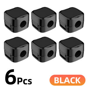 🔥Moheted👍 6Pcs Magnetic Cable Organizer Adhesive Cable Clips Holder Plastic Cable Management Charger Wire Holder