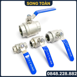 Van Bi Inox Tay Gạt Van Bi Tay Gạt Inox 90 độ SUS 304 201