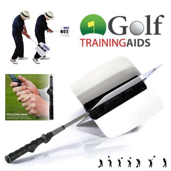 อุปกรณ์ฝึกกอล์ฟ กอล์ฟใบพัด พัดลมเทรนเนอร์ Golf Swing Fan Trainer หนึ่ง